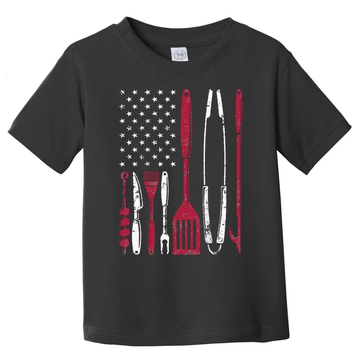 BBQ Smoker Barbecue Chef Smoking Tools Grilling Pit Master Toddler T-Shirt