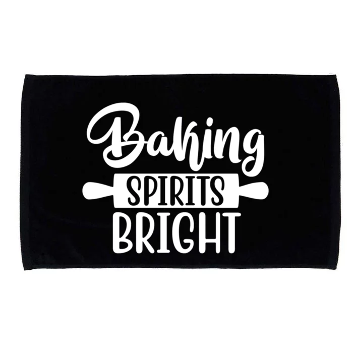 Baking Spirits Bright Christmas Song For Christmas Bakers Cute Gift Microfiber Hand Towel