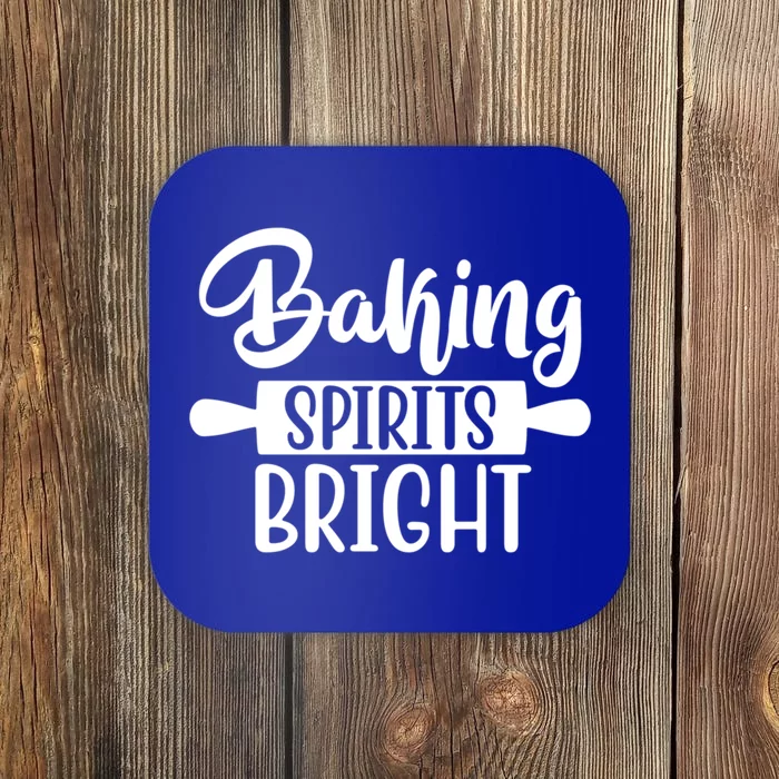 Baking Spirits Bright Christmas Song For Christmas Bakers Cute Gift Coaster