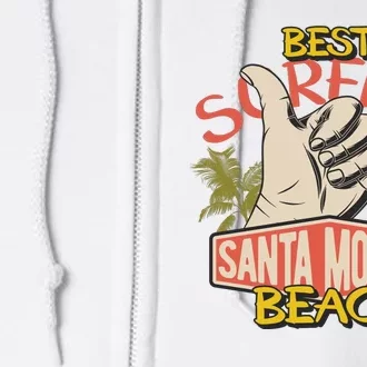 Best Surfing Beach Full Zip Hoodie