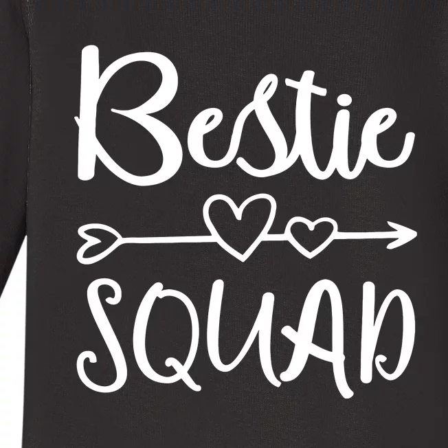 Bestie Squad Best Friend Forever For Love Women Girl Baby Long Sleeve Bodysuit