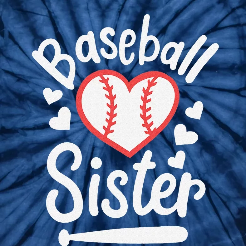 Baseball Sister Tie-Dye T-Shirt