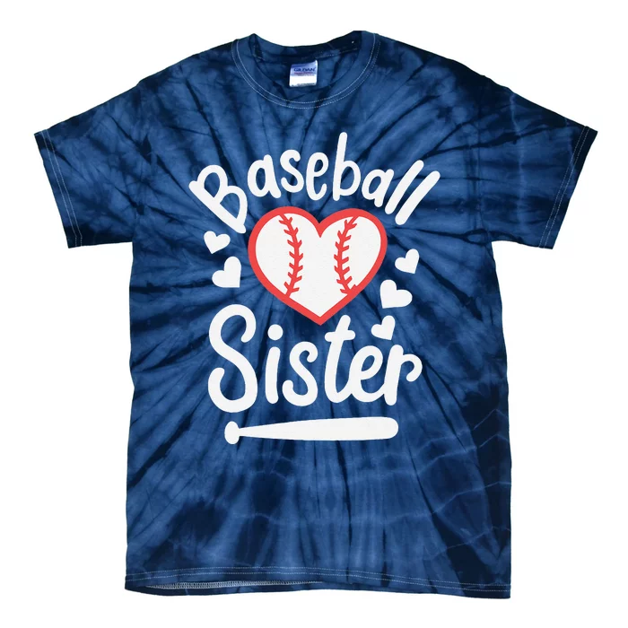 Baseball Sister Tie-Dye T-Shirt