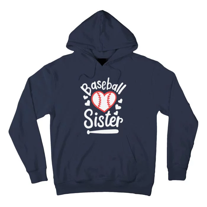 Baseball Sister Tall Hoodie