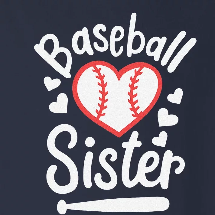 Baseball Sister Toddler Long Sleeve Shirt