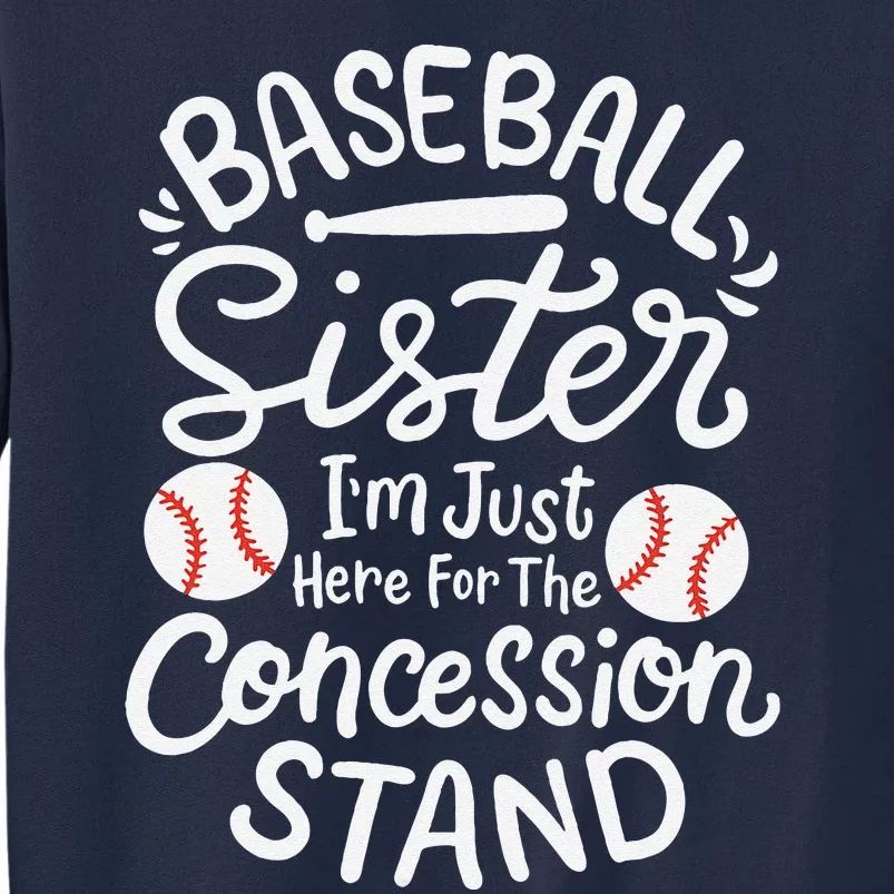 Baseball Sister Tall Sweatshirt