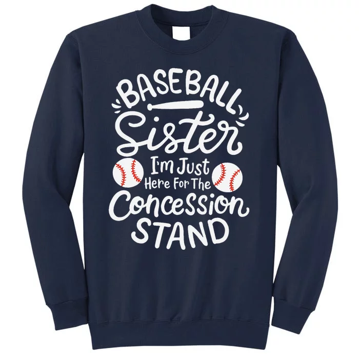 Baseball Sister Tall Sweatshirt