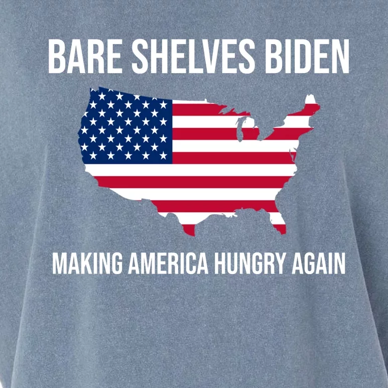 Bare Shelves Biden #EmptyShelvesJoe Garment-Dyed Women's Muscle Tee