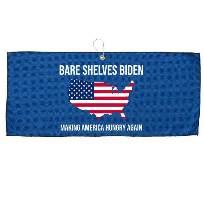 Bare Shelves Biden #EmptyShelvesJoe Large Microfiber Waffle Golf Towel