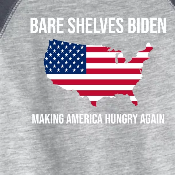 Bare Shelves Biden #EmptyShelvesJoe Toddler Fine Jersey T-Shirt