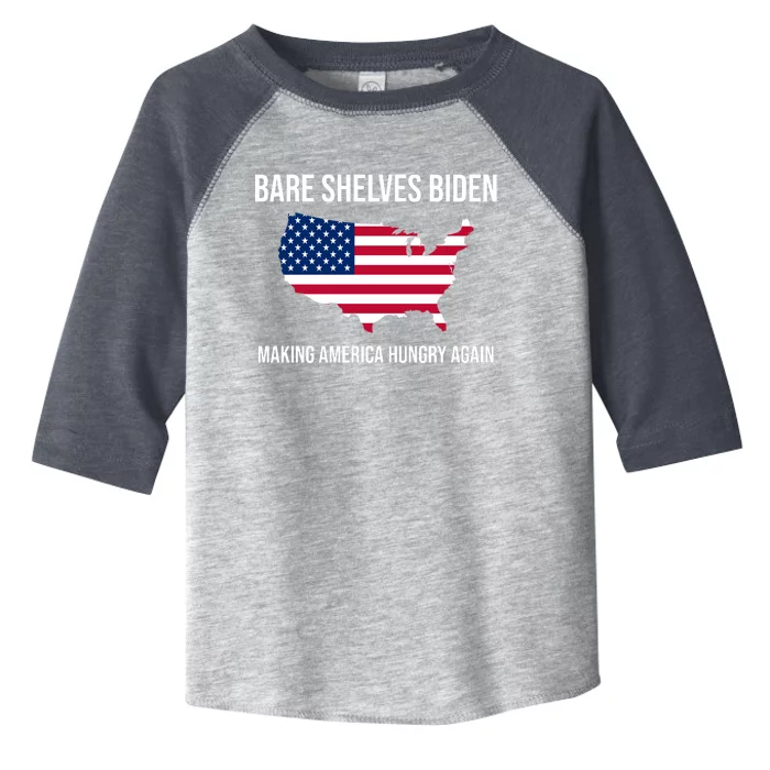 Bare Shelves Biden #EmptyShelvesJoe Toddler Fine Jersey T-Shirt