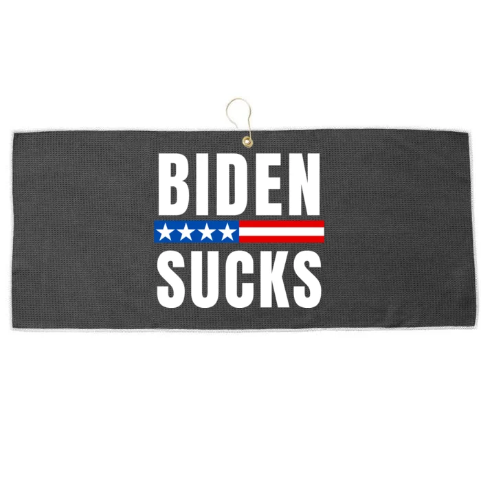 Biden Sucks Large Microfiber Waffle Golf Towel