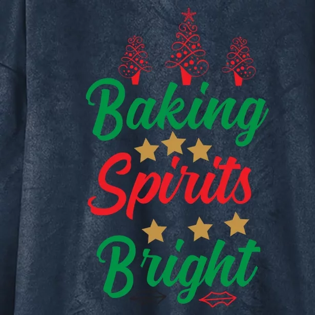 Baking Spirits Bright Hooded Wearable Blanket