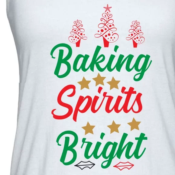 Baking Spirits Bright Ladies Essential Flowy Tank