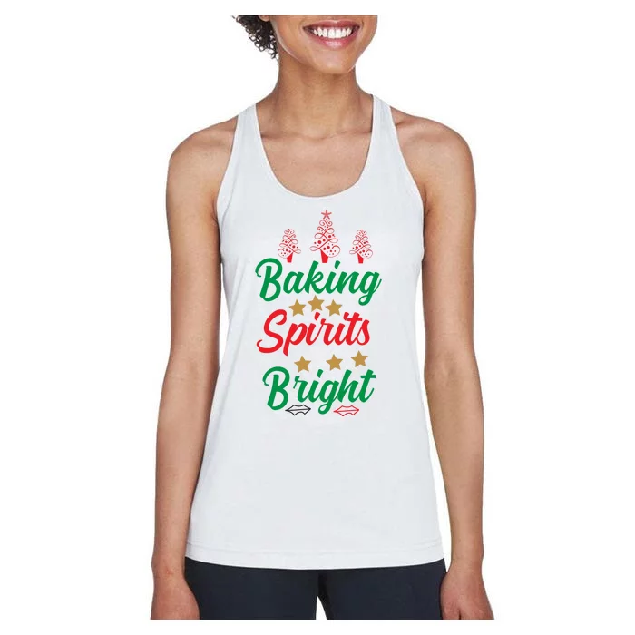 Baking Spirits Bright Women's Racerback Tank