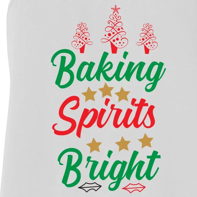 Baking Spirits Bright Women's Racerback Tank