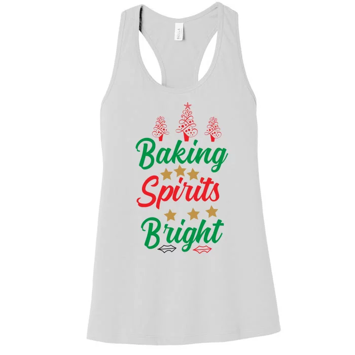 Baking Spirits Bright Women's Racerback Tank