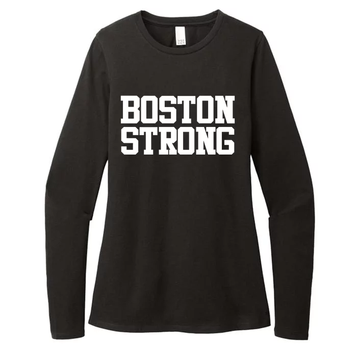 Boston Strong Womens CVC Long Sleeve Shirt