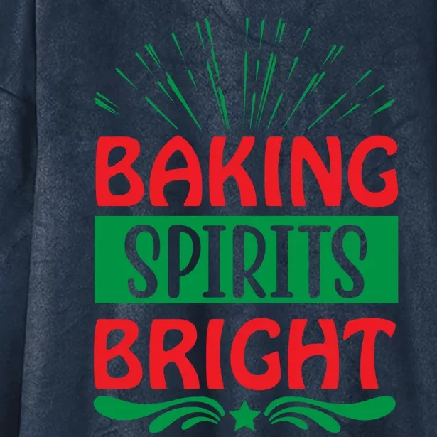 Baking Spirits Bright Hooded Wearable Blanket