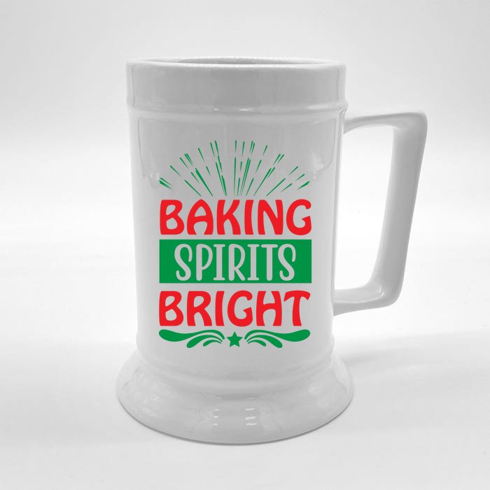 Baking Spirits Bright Front & Back Beer Stein