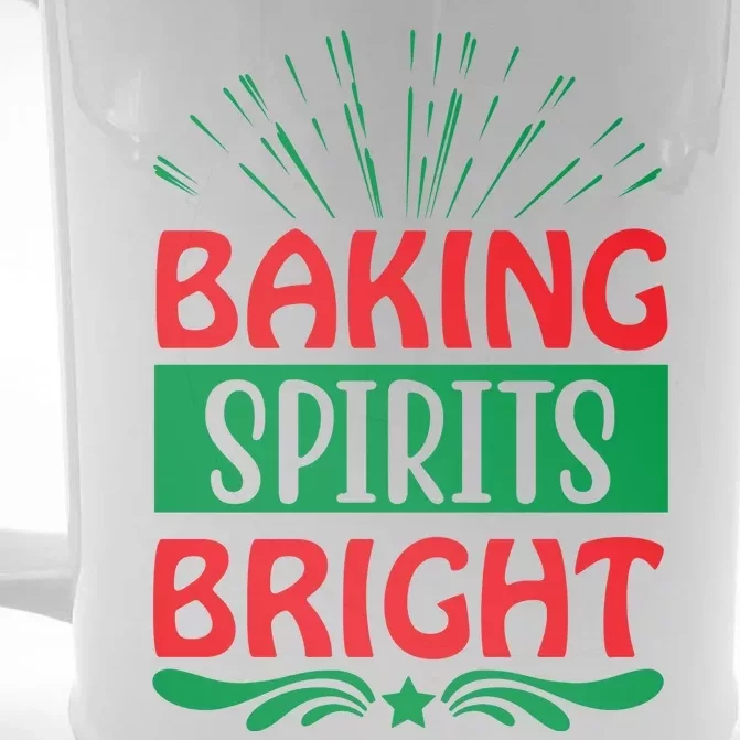 Baking Spirits Bright Front & Back Beer Stein