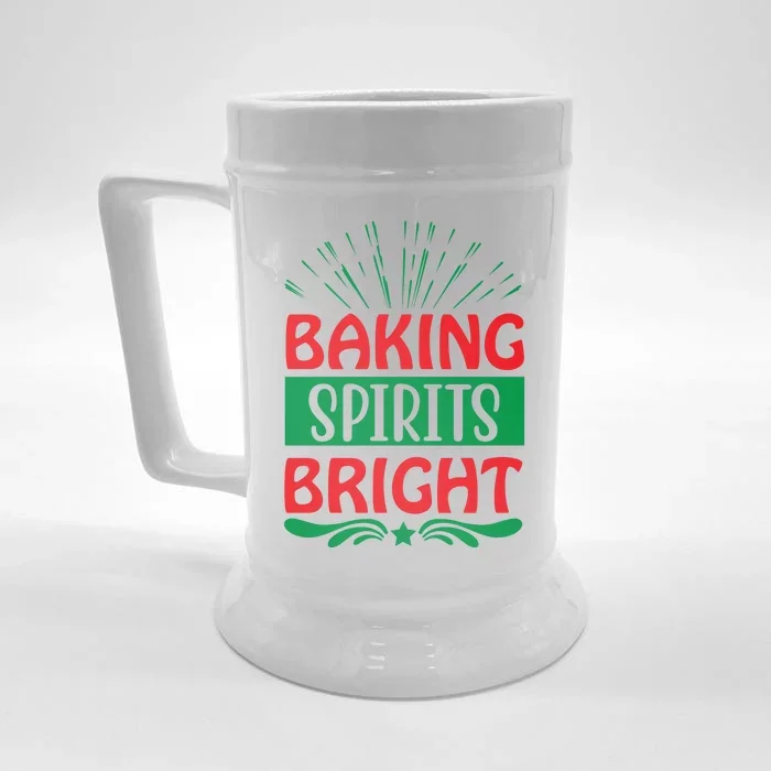 Baking Spirits Bright Front & Back Beer Stein