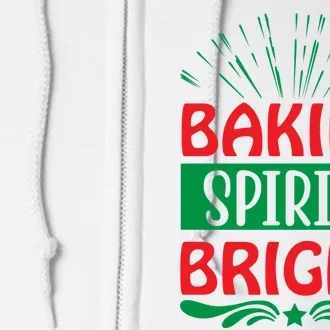 Baking Spirits Bright Full Zip Hoodie