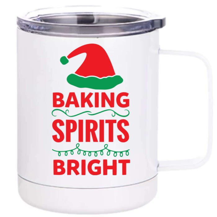 Baking Spirits Bright Front & Back 12oz Stainless Steel Tumbler Cup