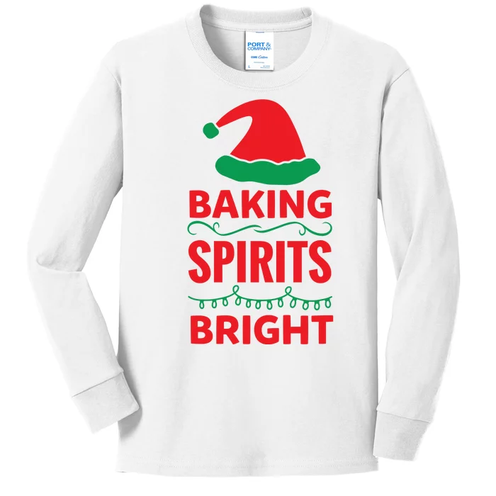 Baking Spirits Bright Kids Long Sleeve Shirt