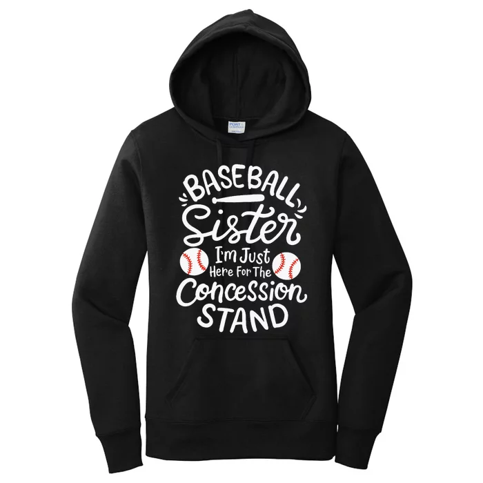 Baseball Sister Women's Pullover Hoodie