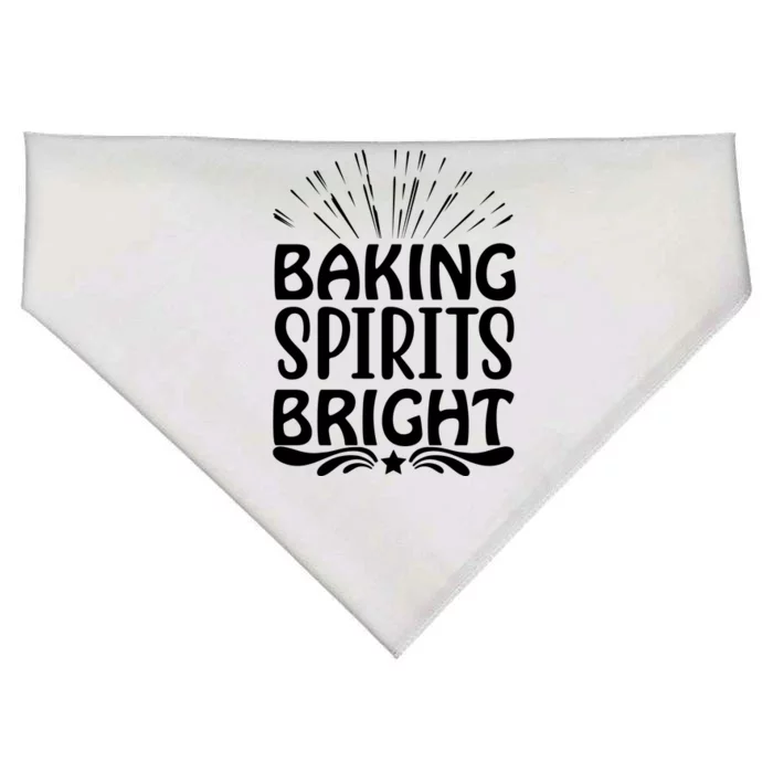 Baking Spirits Bright USA-Made Doggie Bandana