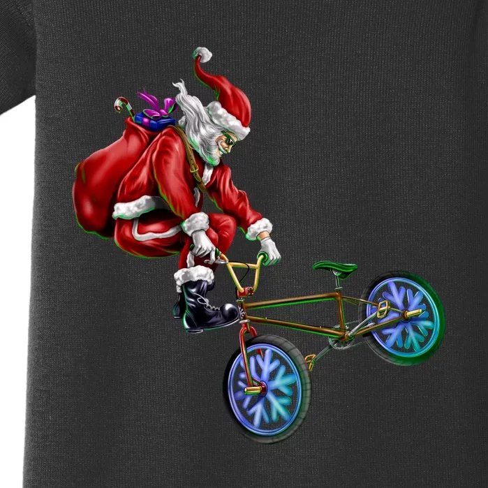 BMX Santa Baby Bodysuit