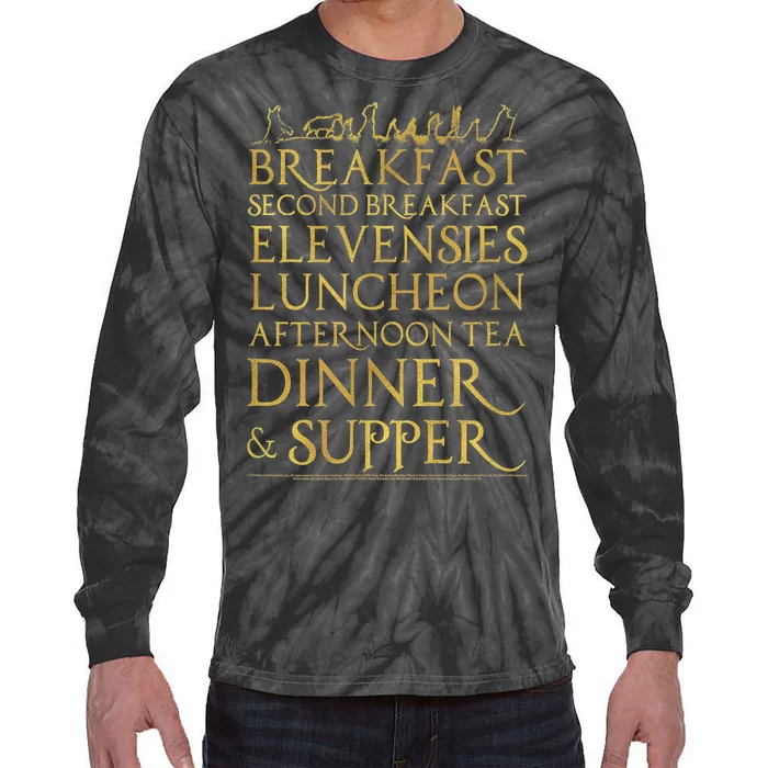 Breakfast Second Breakfast More Tie-Dye Long Sleeve Shirt