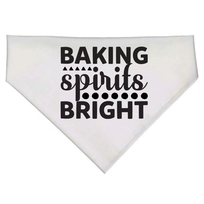 Baking Spirits Bright USA-Made Doggie Bandana