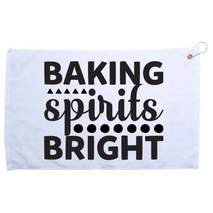 Baking Spirits Bright Grommeted Golf Towel