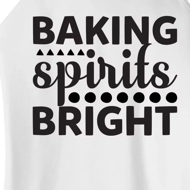 Baking Spirits Bright Women’s Perfect Tri Rocker Tank