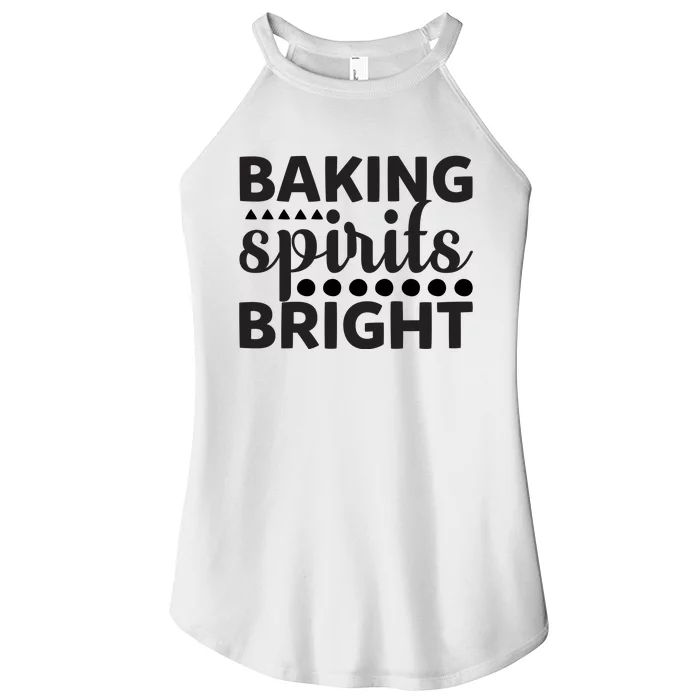 Baking Spirits Bright Women’s Perfect Tri Rocker Tank