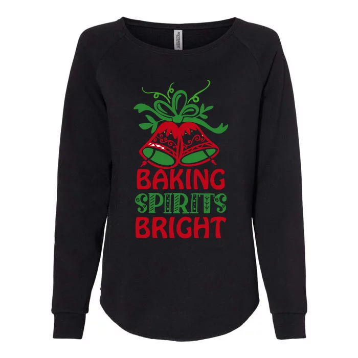 Baking Spirits Bright Womens California Wash Sweatshirt