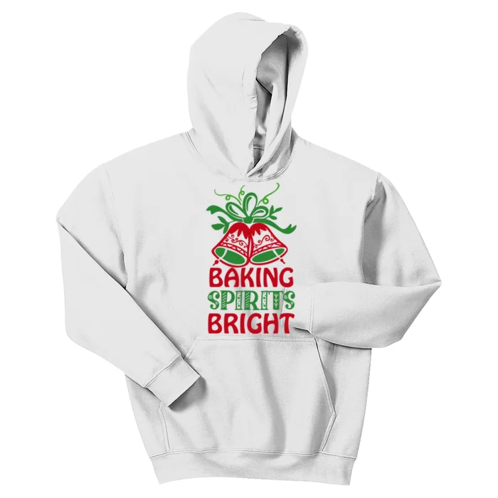 Baking Spirits Bright Kids Hoodie