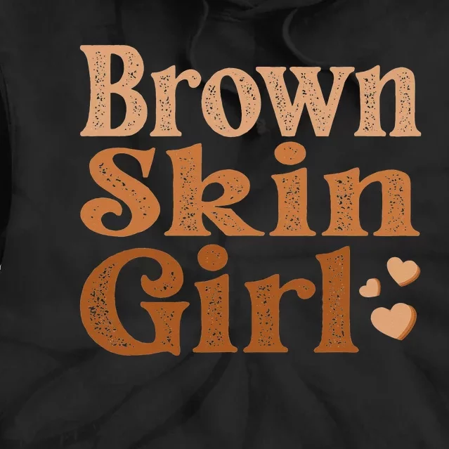 Brown Skin Black Melanin Queen Magic Juneteenth Tie Dye Hoodie