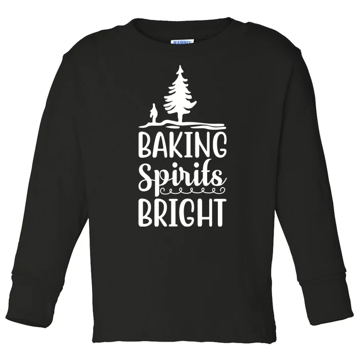 Baking Spirits Bright Toddler Long Sleeve Shirt