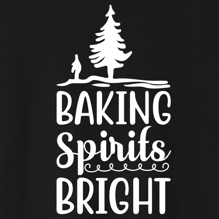 Baking Spirits Bright Women's Crop Top Tee