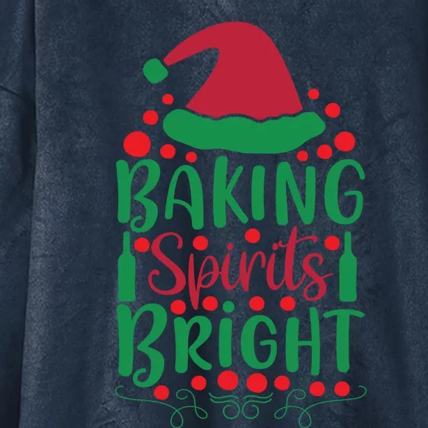 Baking Spirits Bright Hooded Wearable Blanket