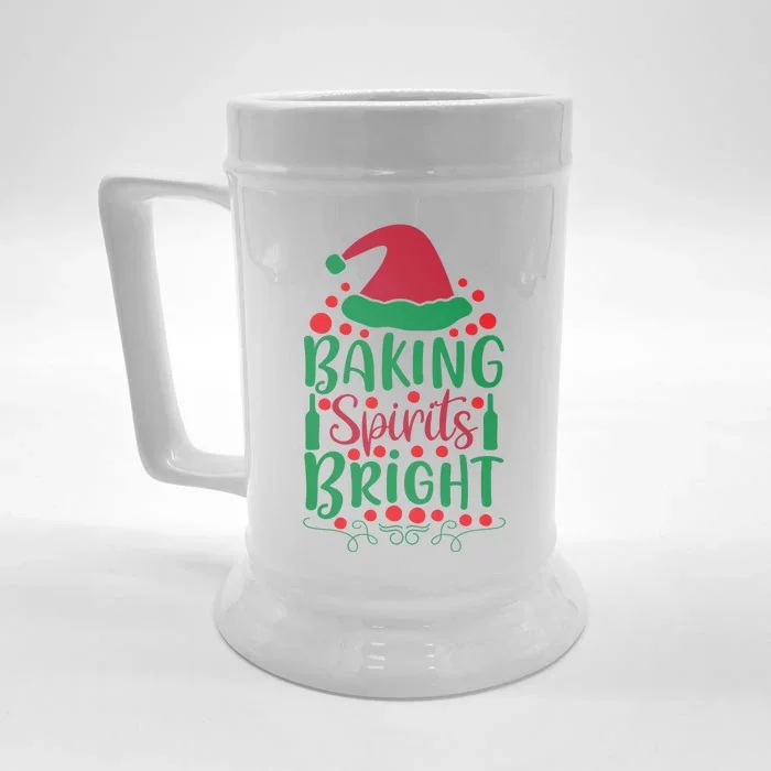 Baking Spirits Bright Front & Back Beer Stein