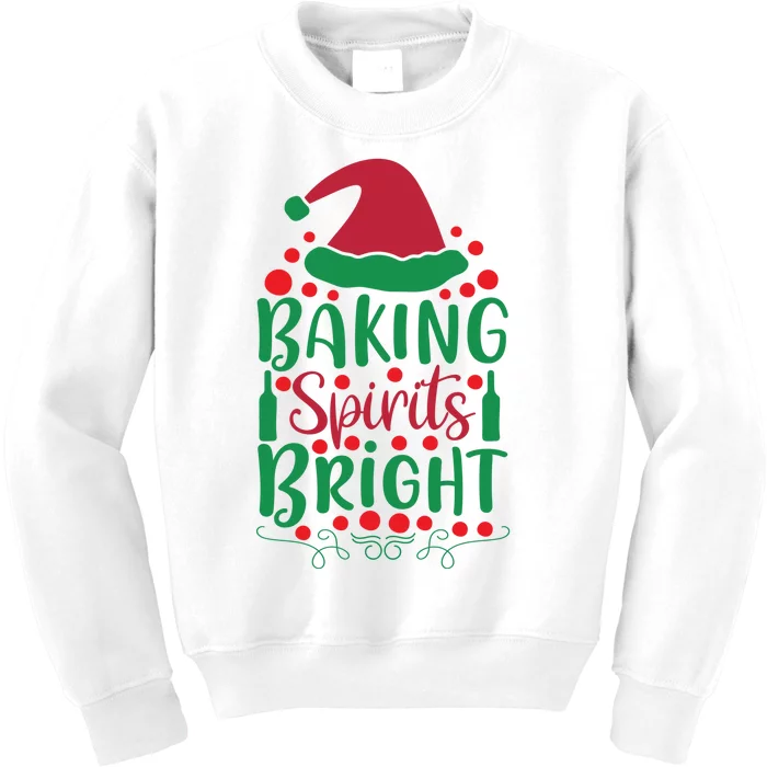 Baking Spirits Bright Kids Sweatshirt