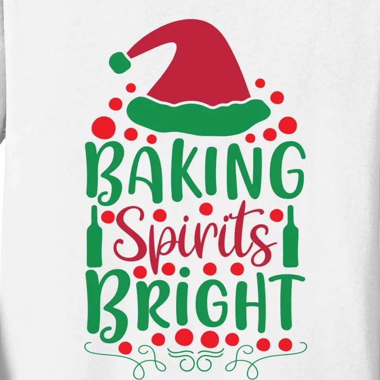 Baking Spirits Bright Kids Long Sleeve Shirt