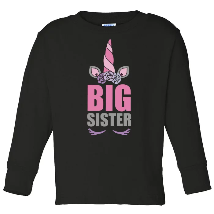 Big Sister Toddler Long Sleeve Shirt