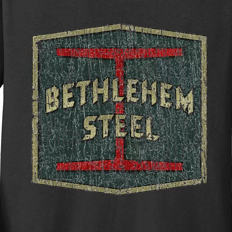 Bethlehem Steel Buffalo 1962 Kids Long Sleeve Shirt