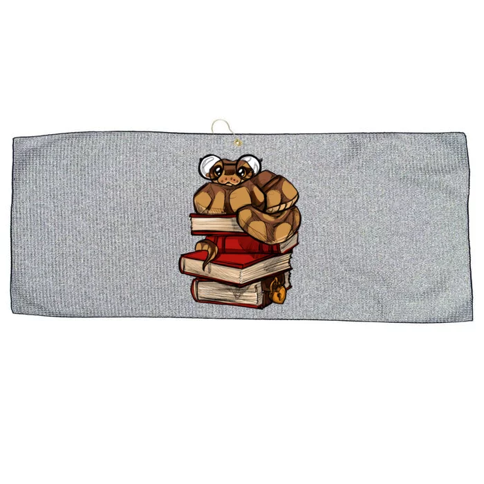 Book Snake Large Microfiber Waffle Golf Towel