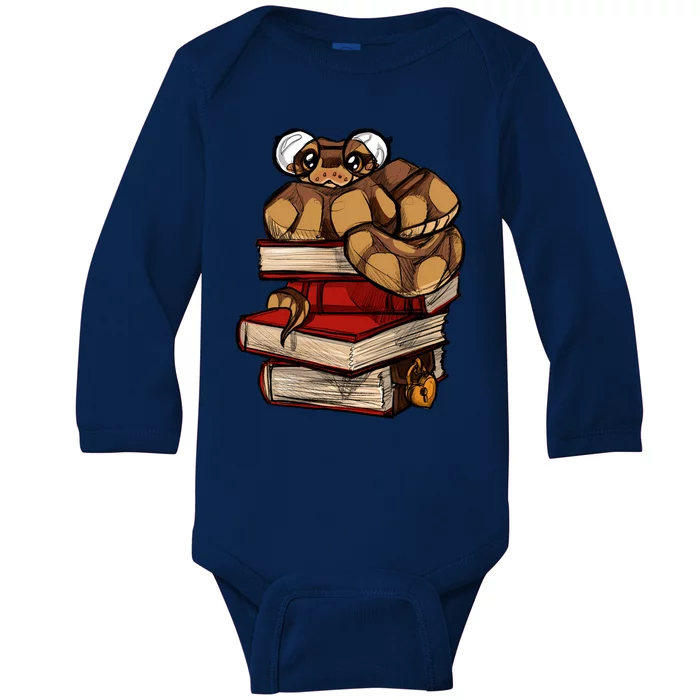 Book Snake Baby Long Sleeve Bodysuit